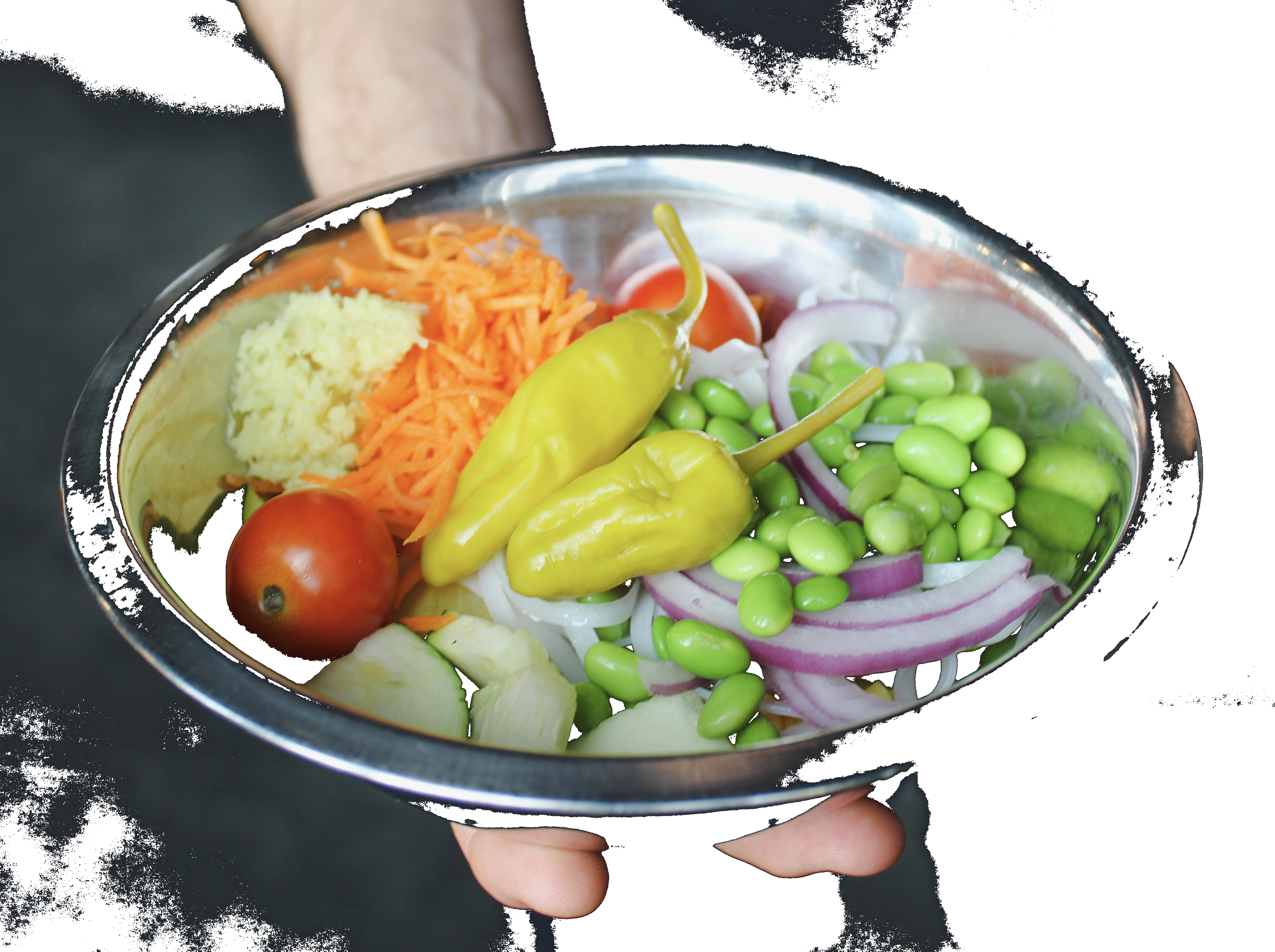 Colorful veggie bowl